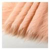 homeemoh Faux Fur Fabric 19.68 Inch x 19.68 Inch Soft Plush Fluffy Craft Fabric Shaggy Fake Fur Fuzzy Fabric for Sewing Cloth DIY Crafts (Light Orange) view 1