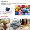 Automatic Yarn Ball Winder, Electric Knitting Reel Yarn Winding Machine, 500g Large Capacity Yarn Winder, for Crocheting & Knitting, for Metal Yarn, Wool, String, Nylon view 2