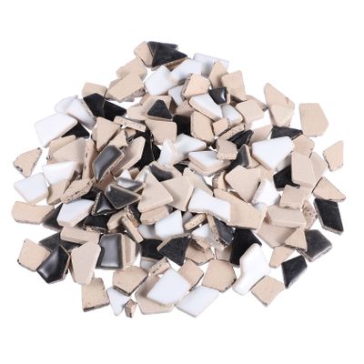 200g Colorful Ceramic Tiles Assorted Glazed for Craft Projects Irregular for Home Decoration Smooth and Quality