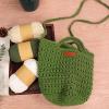 100g/roll Thick Coarse Linen Thread Hollow Cotton Yarn Round Strand Cotton Linen Thread Crochet Yarn Lace Hat DIY Handwoven Yarn (Color : 05) view 4