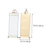 EXCEART 2pcs Blank Hanging for Chinese Calligraphy Antique Style Painting Paper Water-Absorbing for Writing Drawing for Art Display view 3