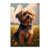 Gabbana Dog Diamond Art Painting Cute Puppy, 5D DIY Full Circle Diamond Cross Stitch Kit for Adults, Home Decoration and Friend Gift 16x20 Inch view 1