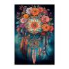 Gabbana Diamond Painting Fantasy Flower DIY Full Circle Diamond Art Adult Handmade Cross Stitch Kit, Dream Catcher Diamond Art Bedroom Wall Decor 20x30 Inch view 1