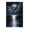 Gabbana 5D Beach Diamond Art Painting Night Sea - Beginners DIY Full Circle Diamond Cross Stitch Kit, Perfect for Warm Home Wall Decor and Holidays Gift 12x16 Inch view 1