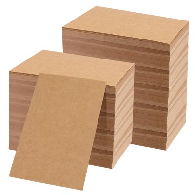 MUKLEI 300 Sheets 4 x 6 Inch Brown Craft Cardstock, 250gsm Blank Index Cards Kraft Cardstock for Invitations, Menus, Crafts, DIY Cards, Gift Tags