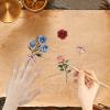 CRASPIRE Flowers Clear Rubber Stamps Roses Plants Reusable Retro Transparent Silicone Stamp Seals for Valentine's Day Scrapbooking Photo Album Decorative Journaling Card Making DIY view 4