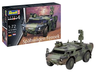 Revell 03356 Sphwagen Fennek 1:72 Scale Unbuilt/Unpainted Plastic Model Kit