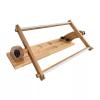 OVARIA Adjustable Embroidery Stand, Rotated Cross Stitch Stand, Embroidery Frame Size with Grooved, Beech Wood Embroidery Hoop Holder for DIY Craft Thread Sewing view 1