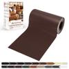 KING MOUNTAIN Leather Repair Patch,4 x 63 Inches self Adhesive Leather Repair Tape for Damaged Leather Furniture, Sofa Seating,Car Seats, Leather GoodsCoffee Brown view 1