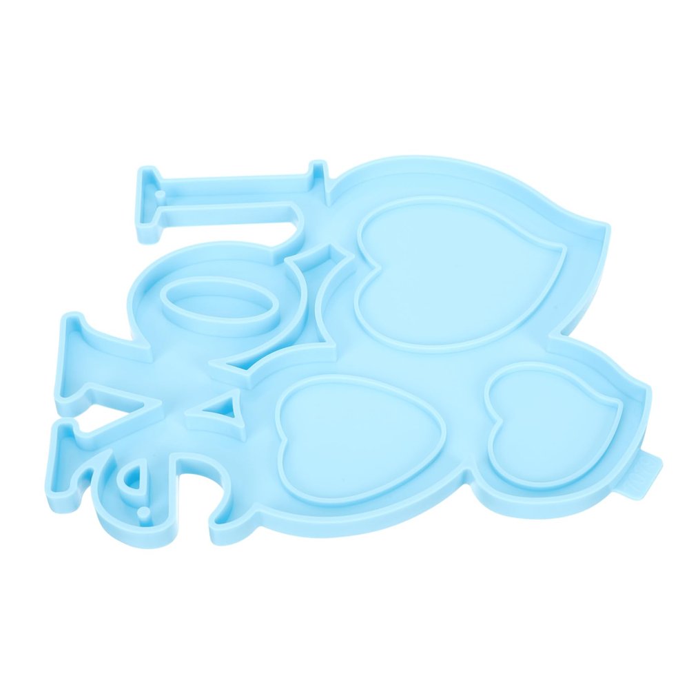 TEHAUX Picture Frame Mold for Craft Valentine's Day Photo Frame Molds Handmade Love Wall Decor Resin Pigments