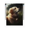 Directo 5D DIY Diamond Painting Kits Full Drill,Diamond Painting Kits Art,Animal Diamond Art, Lovely Golden Retriever Diamond Painting Craft for Home Office Wall Decor 12x16 inch, CJX-1 view 2
