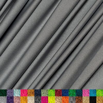 Ice Fabrics Nylon Spandex Fabric by The Yard - 60" Wide Spandex Swimwear Fabric - 4 Way Stretch for Active Wear, Yoga Pants, Swimsuits and Table Cloths - Silver - 8 Yards