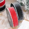 10Yard 25mm Christmas Ribbon,Polyester Trim Wrapping Ribbon Craft Fabric Ribbon for Gift Wrapping, Xmas Bow Making, Wedding Decor, Home Decorating, DIY Crafts Floral Arrangement Decor view 4