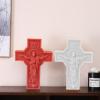 KODASW Silicone Crafts Mold Reusable Casting Epoxy Mold 3D Cross Candle Making Geometric Silicone DIY 3D Handicrafts Resin Mold Silicone view 3