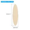 PATIKIL 80x20x1.7mm Wood Pieces, 30 Pack Unfinished Oval Wood Shapes Blank Wooden Cutouts Ornaments Natural for Christmas Party Craft Projects view 2
