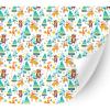 HTV4U Puff Christmas Patterned Heat Transfer Vinyl (Christmas Animals, 20" x 1 Yard) - 3D Patterned Printed, DIY Craft, Iron on Vinyl for Shirts, 3D Puffy Heat Press view 1