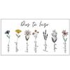 Butterfly UV DTF Cup Wrap, Flower Transfer Sticker for Glass Cup, Floral Rub on Transfers Stickers for Crafting, DIY Waterproof Decals UV DTF Transfer Sticker for 16OZ Glass Cups view 1