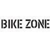 Bike Zone Stencil 8 Inch Letters to Establish Parking Zones and Right of Way Areas 1.5MM Thick One Piece USA Made Transparent Easy to Clean Paintable Template by Marketing Holders view 2