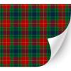 HTV4U Puff Christmas Patterned Heat Transfer Vinyl (Christmas Green Tartan, 20" x 5 Yards) - 3D Patterned Printed, Iron on Vinyl for Shirts, Heat Press Transfer Paper Film view 1