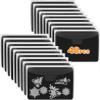 UNIMEIX 48 Pcs Magnetic Sheets for Die Storage Stamp and Die Storage Pockets Die Cut Storage for Card Making (24 Pcs Sheets+ 24 Pcs Bags, 0.8 mm Thickness view 1