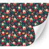 HTV4U Puff Christmas Patterned Heat Transfer Vinyl (Gnomes with Gift Socks, 20" x 3 Yards) - 3D Patterned Printed, Puffy Heat Press Transfer Paper Film, DIY Craft view 1