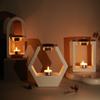 Yalulu Essential Oil Burner Silicone Resin Mold, Tealight Candle Holder Resin Mold, Aroma Diffuser Silicone Mold, Resin Epoxy Molds for DIY Home Dcor (Hexagon) view 4