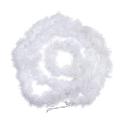 Gumney 78.74 inch Faux Fur Fabric Ribbon, Furry Faux Fur Fabric Trim Furry Fabric Shaggy Artificial Fur Fabric Ribbon for DIY Crafts Sewing Clothing,B-White