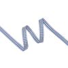 VATIN Navy and White Gingham Ribbon, Each Roll Measuring 3/8 Inch Wide by 10 Yards Long, Featuring Polyester Woven Edges, Perfect for Gift Wrapping and Festive Party Decorations view 2