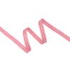 VATIN Red and White Gingham Ribbon, Each Roll Measuring 3/8 Inch Wide by 10 Yards Long, Featuring Polyester Woven Edges, Perfect for Gift Wrapping and Festive Party Decorations view 2
