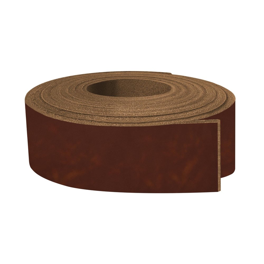 ELW 5-6 oz (2-2.4mm) Nappa Oil Tanned & Waxy Finish Leather Belt Grade Straps | Size: 1"x72" (2.5x183cm) | Honey Color | Full Grain Craftsman A/B Grade Natural Cowhide, DIY, Crafting, Strips