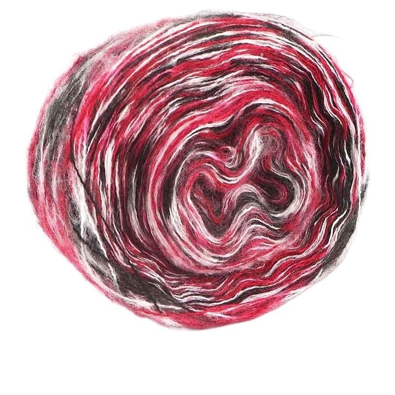 Crochet Mohair Wool Wool Yarn 100g/Ball Knitting Knitted Fashion Multi Coloured Warm Craft Shawl (Color : 9011)