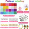 14440 Pieces of 2mm Rice Beads 3mm 9600 Pieces of Glass Beads Bracelet Set DIY Handmade Jewelry Accessories view 2