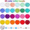 14440 Pieces of 2mm Rice Beads 3mm 9600 Pieces of Glass Beads Bracelet Set DIY Handmade Jewelry Accessories view 3