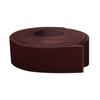 ELW 5-6 oz (2-2.4mm) Nappa Oil tanned & Waxy Finish Leather Belt Grade Straps | Size: 0.5"x84" (1.3x213cm) | Red Brown Color | Full Grain Craftsman A/B Grade Natural Cowhide, DIY, Crafting, Strips view 1