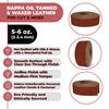 ELW 5-6 oz (2-2.4mm) Nappa Oil Tanned & Waxy Finish Leather Belt Grade Straps | Size: 0.5"x84" (1.3x213cm) | Besani Color | Full Grain Craftsman A/B Grade Natural Cowhide, DIY, Crafting, Strips view 2
