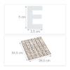 Relaxdays Wooden Letters & Wooden Numbers, 144-Piece Set, Uppercase Letters A-Z, Numbers 0-9, 5 cm, Wooden Decoration for Crafts, White view 4