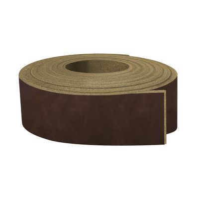 ELW 5-6 oz (2-2.4mm) Nappa Oil Tanned & Waxy Finish Leather Belt Grade Straps | Size: 3.5"x84" (8.9x213cm) | Dark Brown Color | Full Grain Craftsman A/B Grade Natural Cowhide, DIY, Crafting, Strips