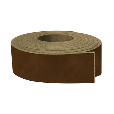 ELW 5-6 oz (2-2.4mm) Nappa Oil tanned & Waxy Finish Leather Belt Grade Straps | Size: 3"x84" (7.6x213cm) | Chestnut Color | Full Grain Craftsman A/B Grade Natural Cowhide, DIY, Crafting, Strips