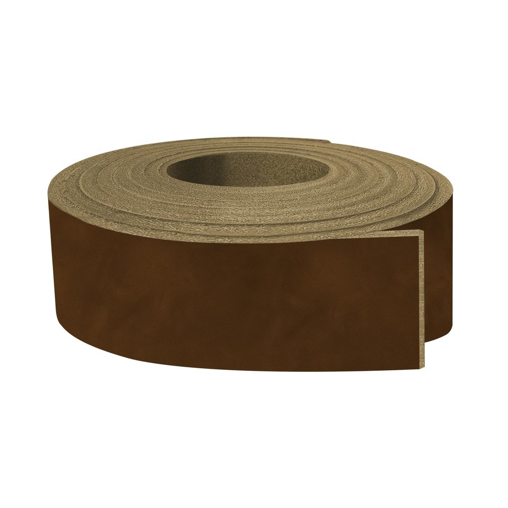 ELW 5-6 oz (2-2.4mm) Nappa Oil tanned & Waxy Finish Leather Belt Grade Straps | Size: 3"x84" (7.6x213cm) | Chestnut Color | Full Grain Craftsman A/B Grade Natural Cowhide, DIY, Crafting, Strips