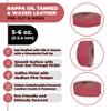 ELW 5-6 oz (2-2.4mm) Nappa Oil Tanned & Waxy Finish Leather Belt Grade Straps | Size: 2"x50" (5.1x127cm) | Red Color | Full Grain Craftsman A/B Grade Natural Cowhide, DIY, Crafting, Strips view 2