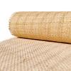 Cane Rattan Webbing Roll Natural Rattan 16"Width x 9.8Ft Caning Material Woven Rattan Sheet for Cabinet,Chair,Furniture for Caning Projects view 1