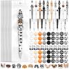 Colarr 197 Pcs DIY Pens Making Kit Include 24 Plastic Beadable Pens 48 Spacer Beads 24 Packaging Bags 101 Wood Beads for Office Supplies, Dog view 1