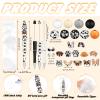 Colarr 197 Pcs DIY Pens Making Kit Include 24 Plastic Beadable Pens 48 Spacer Beads 24 Packaging Bags 101 Wood Beads for Office Supplies, Dog view 2