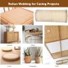 16"/18"/20"/22"/24"/28"/36" Width Rattan Cane V Shape Webbing Roll, Open Mesh Net Cane Webbing Sheet, Weave Wicker Cane Webbing for Chairs,Pole Wrap Rattan Fabric DIY Craft Projects Furniture Decor ( view 3