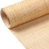 Natural Cane Webbing Rattan Fabric Roll, V Shape Rattan Webbing Sheet Woven Open Mesh Net Wicker Material for Furniture Repair,Pole Wrap Rattan Webbing Roll for Chair, Cabinet, Bed,Door, Basket ( Size view 1