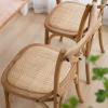 Natural Cane Webbing Rattan Fabric Roll, V Shape Rattan Webbing Sheet Woven Open Mesh Net Wicker Material for Furniture Repair,Pole Wrap Rattan Webbing Roll for Chair, Cabinet, Bed,Door, Basket ( Size view 4