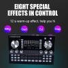 Live Sound Card, Professional Audio Mixer with Sound Effects & Voice Changer, Bluetooth 48V Phantom Power Audio Interface Sound Board for Podcast Recording, Live Streaming, Gaming view 4