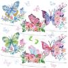 Janlaugh 3 Sets Spring Butterfly Diamond Art Table Decorations Butterfly Diamond Kits for Adults Double Sided Acrylic Butterflies Centerpieces for Tables Beginner DIY Crafts Gifts Party Decor view 1