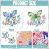 Janlaugh 3 Sets Spring Butterfly Diamond Art Table Decorations Butterfly Diamond Kits for Adults Double Sided Acrylic Butterflies Centerpieces for Tables Beginner DIY Crafts Gifts Party Decor view 2