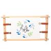 Lampstop Needlepoint Embroidery Tapestry Scroll Frame, Beech Wood Frames for Cross Stitch Quilting Hoop Stand Stitching Frame for Sewing (33"x12") view 1